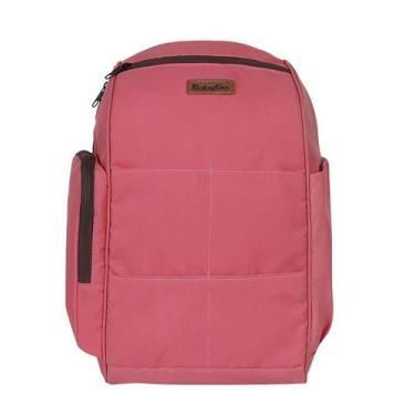 Imagem de Mochila Maternidade Top Rosa com Trocador Babygo