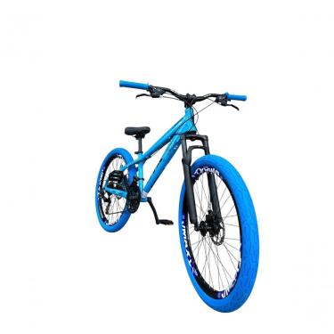 Imagem de Bicicleta 26 Gta Rebel Freeride Dh Cor Azul 21v Freio A Disco Aros Vmaxx Pneu Flame Azul