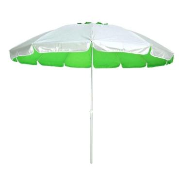 Imagem de Guarda-sol Sicilia 2,60 M Alum. Var.fib Poliester Prata / Verde