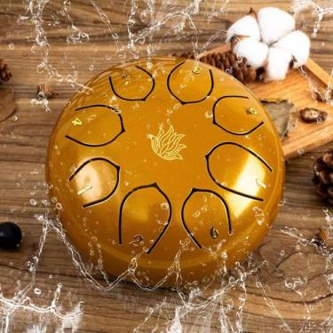 Imagem de Tambor de língua de aço Eavnbaek 8 notas de 15 cm com bolsa e livro de