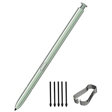 Imagem de SLAUNT Caneta Stylus de substituição Note 20 S compatível com Galaxy Note 20 Note 20 Ultra 5G S Pen + pontas/pontas + pino de ejeção (verde)