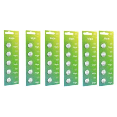 Imagem de Bateria Moeda de Litio 3v Elgin CR2032 Kit c/ 7 Cartelas com 5 und
