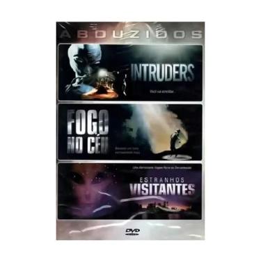 Imagem de Abduzidos (fogo no ceu + estranhos visitantes + intruders) - dvd + car