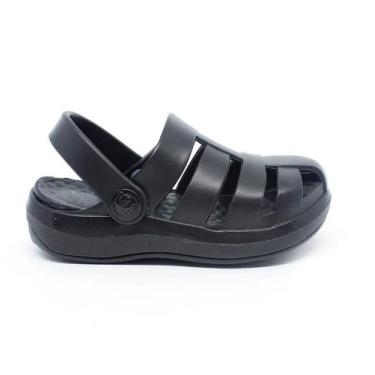 Imagem de Babuche Sandália Plugt Pop Kids Preto 236.001.003, 29/30