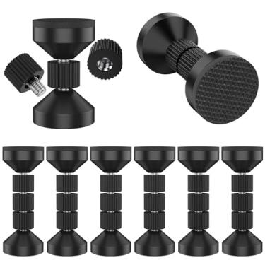 Imagem de 8 peças de cabeceira para cabeceira resistente ao desgaste, rolha de ruído ajustável, ferramenta antiagitação com proteção de parede, fácil instalação