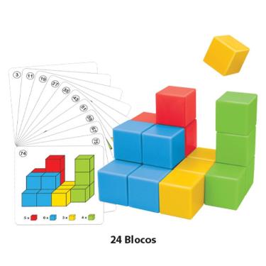 Imagem de Brinquedo de Montar e Desmontar Educaplay Follow Blocks
