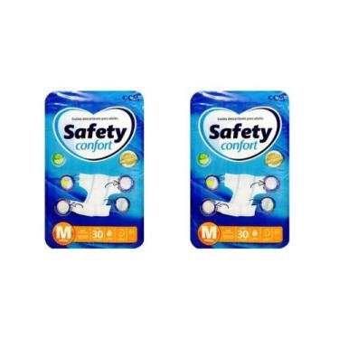Imagem de Fralda Geriátrica Safety Confort Tam M - 60 unidades - CCM