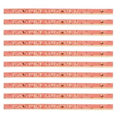 Imagem de SUPERFINDINGS 10 peças de tiras de aderência de carpete com pregos, tiras de pregos de madeira compensada para tapete de tufos com pregos para tapete de escadas de subpiso