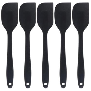 Imagem de Espatula de Silicone Preta Grande | 05 Un