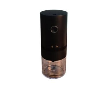 Imagem de WZZHHJ Moedor de café recarregável por USB — parada automática com um toque, rebarba de cerâmica ajustável para moagem consistente, compacta e sem fio para casa, escritório, viagens, acampamento