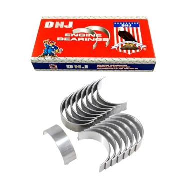 Imagem de DNJ RB4186 Conjunto de rolamentos de haste padrão para Ford 1968-1997, Lincoln, Mercury Colony Park, Continental, Cougar 7.5L V8 16V OHV 7539cc