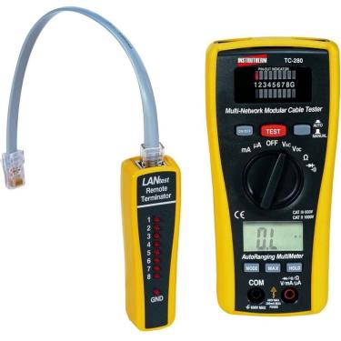 Imagem de Testador de Cabos e Multímetros TC-280 - 04411 - INSTRUTHERM