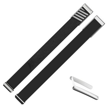 Imagem de fitspur Pulseira de reposição para bíceps Hydroknit à prova d'água (40 cm), compatível com WHOOP 5.0 WHOOP MG Life (preta, MG)