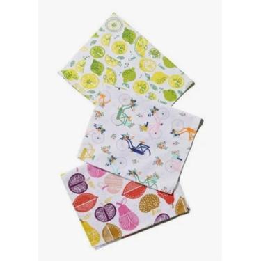 Imagem de Pano De Prato Atoalhado Camesa Felpudo 35x55 - Kit Com 5 Peças - Rubbe