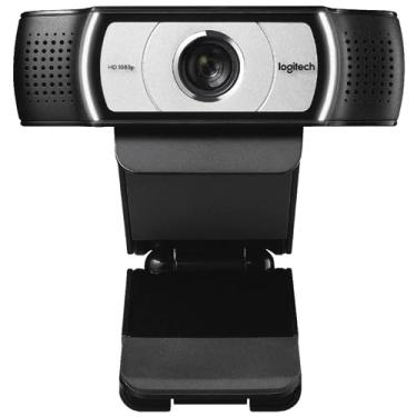 Imagem de Logitech C930c HD Smart 1080p Webcam com capa para computador Zeiss lente USB câmera de vídeo com zoom digital 4 vezes (Modelo asiático)