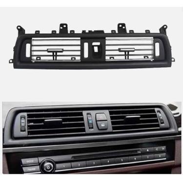 Imagem de NEVOSA Painel de saída da grade de ventilação frontal central compatível com BMW 528i 535i 550i 2011-2016; 528i xDrive 2012-2016 535d 2014-2016 M5 2013-2016 ActiveHybrid 5 2012-2016 Substituição
