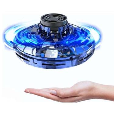 Imagem de Disco voador com luzes led spinner infantil recarregável - Rick Import