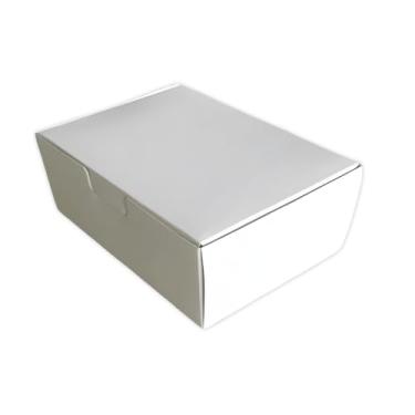 Imagem de Embaplan - Caixa Branca 13X8X6 REF01-100un - Mini Caixa Branca 13x8x6cm - Embalagem Para Doces, Lembrancinhas de Casamento e Delivery