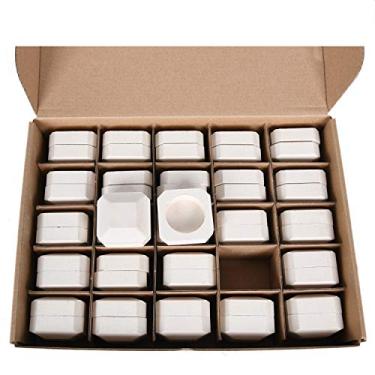 Imagem de Briquetes de cerâmica GasSaf Gas Grill para Lynx L27, 2BR27FR, L30, Lynx, CS30 e outros, conjunto de 50 peças, 2 x 2 x 0,7 polegadas