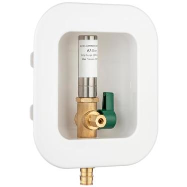 Imagem de Lingmfg [1 Peça] Caixa De Saída Para Máquina Gelo, Expansão Pex-A Com Trava-Martelo, 1/2", Conexão Mangueira Compressão 1/4" - Imob-W-Sswha-3