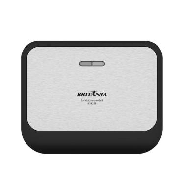 Imagem de Sanduicheira e Grill Britânia Inox 2 em 1 750W BGR25B