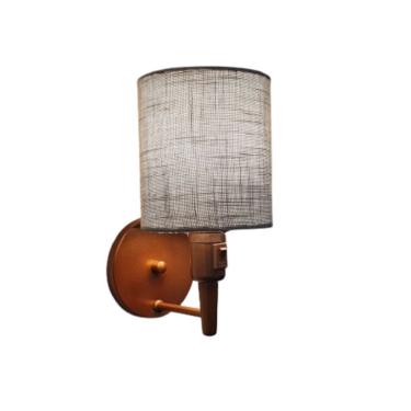 Imagem de Arandela Cilíndrica Md-2030 Cobre Com Liga e Desliga Cupula Rustico Cinza - Bivolt