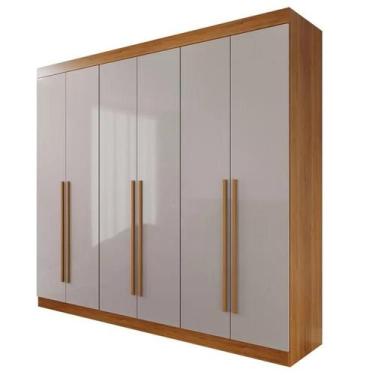Imagem de Guarda Roupa Casal Uberaba 6 Portas 4 Gavetas 100% MDF Valverde Moveis