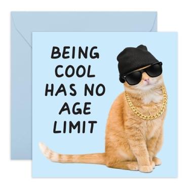 Imagem de CENTRAL 23 Cartão de aniversário engraçado - "Ser legal não tem limite de idade" - Saudações para amigos, pai, avô, irmão, irmão, cara, colega, marido, namorado, homens, meninos, amigo, ele - Vem com