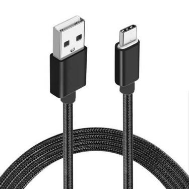 Imagem de Cabo Usb 2.0 Type C Cabo De Carregamento E Dados 1 Mts Preto