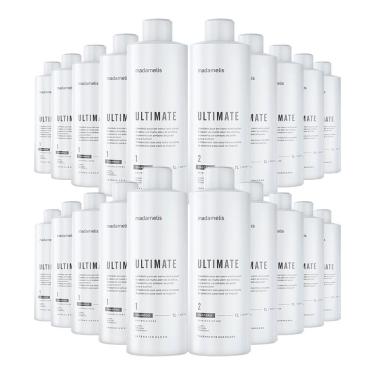 Imagem de Kit 10 Escovas Progressivas Madame Lis Ultimate + Shampoo Limpeza Profunda 1 Litro