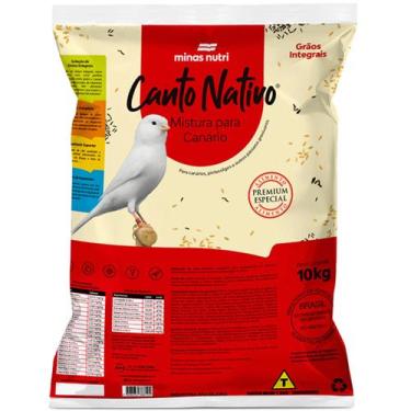 Imagem de Mistura para Canário Alimento Canto Nativo Canário 10Kg - MINAS NUTRI