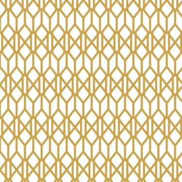 Imagem de Quadro Decorativo Abstrato Geométrico Vertical Triangular em Moldura Branca 40x40cm