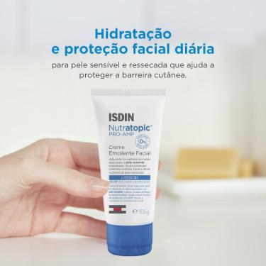 Imagem de Hidratante Facial Isdin Nutratopic Pro-Amp Para Pele Atópica 50,5g