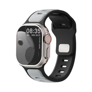 Imagem de Pulseira De Silicone Para Apple Watch Series 11 10 9 8 7 6 5 4 SE3 Ult