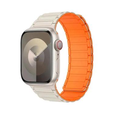 Imagem de Pulseira De Silicone Magnética Para Apple Watch De 40mm 44mm 45mm 49mm