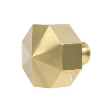 Imagem de POPETPOP Puxador de cobre de latão maçaneta de guarda-roupa ferragens de armário fácil instalação decorativa