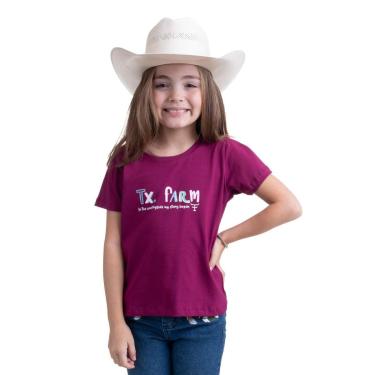 Imagem de CAMISETA FEMININA JUVENIL TEXAS FARM - CTF019 - ROXO AMORA-Masculino