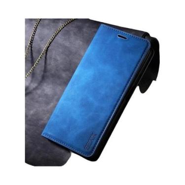 Imagem de Capa De Couro Com Slot Para Cartões E Fecho Magnético Para Samsung Gal