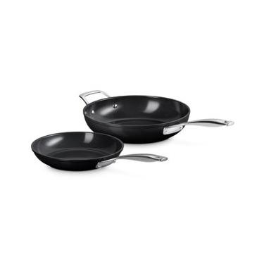 Imagem de Conjunto Kit 2 Peças Frigideiras Funda 28 cm e Rasa 24 cm Non Stick Ceramic Essential Le Creuset