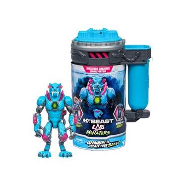 Imagem de Câmara de Mutação com Boneco Colecionável MrBeast Lab Mutators - Pantera Icônica