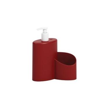 Imagem de Dispenser para Detergente Abraço Sem Rodo Coza Basic 600 ml Vermelho Bold Vermelho