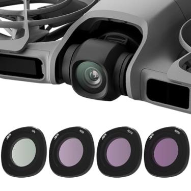 Imagem de Conjunto de filtros ND e CPL para DJI Neo 2, CPL ND8 ND16 ND32 compatível com drone DJI Neo 2, kit de filtro de foto de vidro óptico, proteção de lente, acessórios para drone