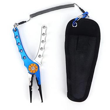 Imagem de Phefop Alicate para Isca de Pesca, Ferramenta Removedora de Gancho de Liga de Alumínio Com Mandíbulas de Aço Inoxidável, Pinça de Pesca Multifuncional para Pescadores (#13)