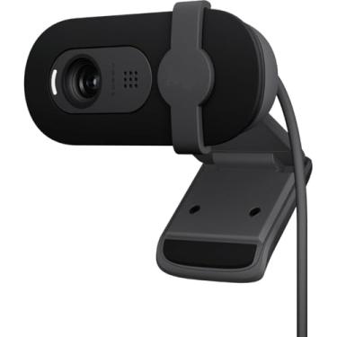 Imagem de Webcam Full HD 1080p com Microfone Integrado, Tampa de Privacidade e Conexão USB para Chamadas e Transmissões