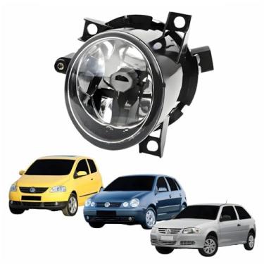 Imagem de Farol Auxiliar De Milha Vw Gol G4 2005 Até 2008 Fox 2003 Até 2010 Polo 2003 Até 2006 Sem Defletor Lado Esquerdo Motorista