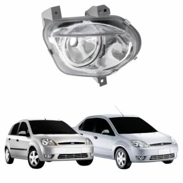 Imagem de Farol Auxiliar De Milha Ford Fiesta Hatch Sedan 2003 Até 2007 Lado Direito Passageiro