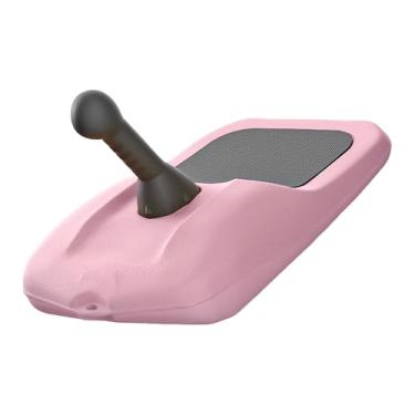 Imagem de kowaku Trenó de inverno com assento antiderrapante, brinquedo divertido para praia, trenó de grama, tobogã para esquiar, ideal para férias ao ar livre, Natal, Rosa