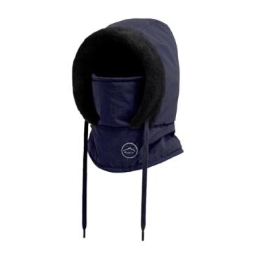 Imagem de Generic Gorro/Máscara Térmica para Esqui, Proteção Facial, Calce e Protetor de Pescoço para Ciclismo, Corrida, Snowboard, Camping e Praticagem de Snowboard, Adultos Azul-escuros