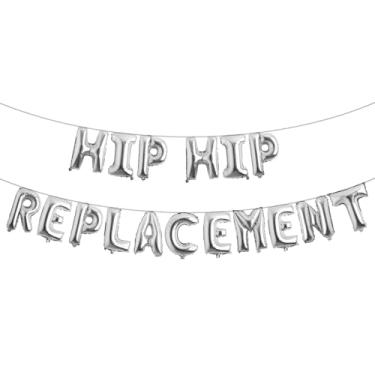 Imagem de Faixa de balão de substituição de quadril com glitter para homens, artigos de festa de aniversário, ideias e presentes, decorações de aniversário para adultos de 21, 30, 40, 50, 60, 70, 80 anos