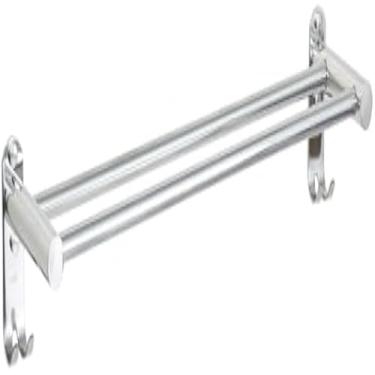 Imagem de Suporte retangular, inoxidavel para toalhas de banho, com design, elegante e forte.